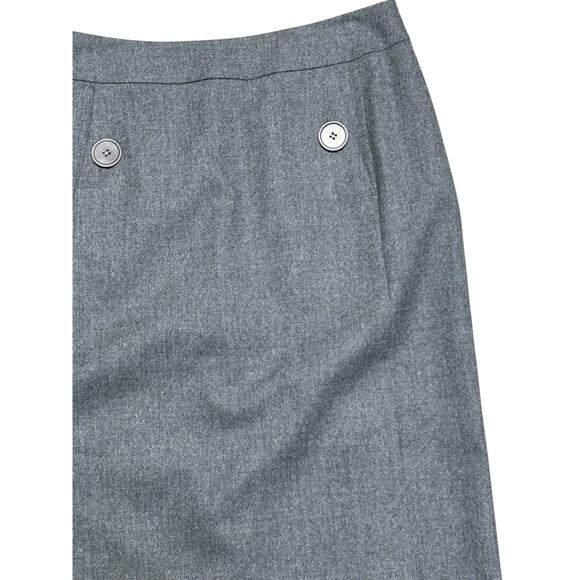 Talbots Women’s Size 6 Gray Straight Business Skirt Career Workwear Office NWT - Picture 5 of 7